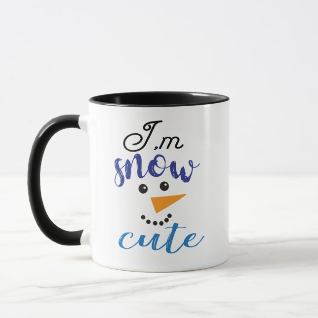 Winter Snowman I'm Snow Cute Funny Gift Mug (Left)