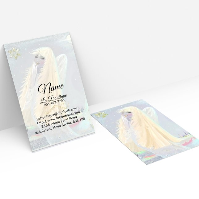 Winter Solstice and Golden Snow Business Card (Creator Uploaded)