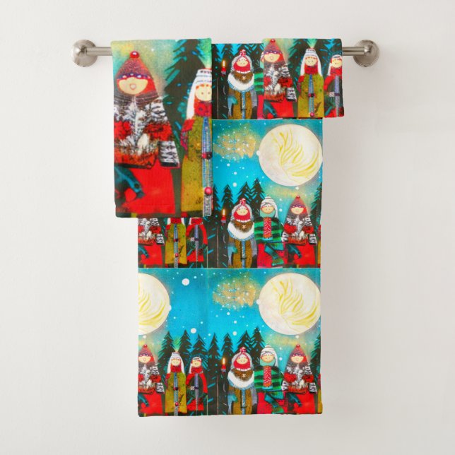 Winter Solstice Bath Towel Set (Insitu)