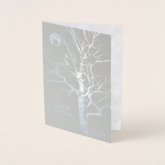 Winter Solstice: Boston Public Garden Foil Card