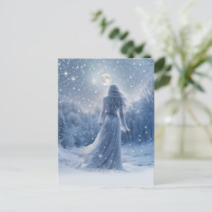 Winter Solstice Enchanted Holiday Postcard