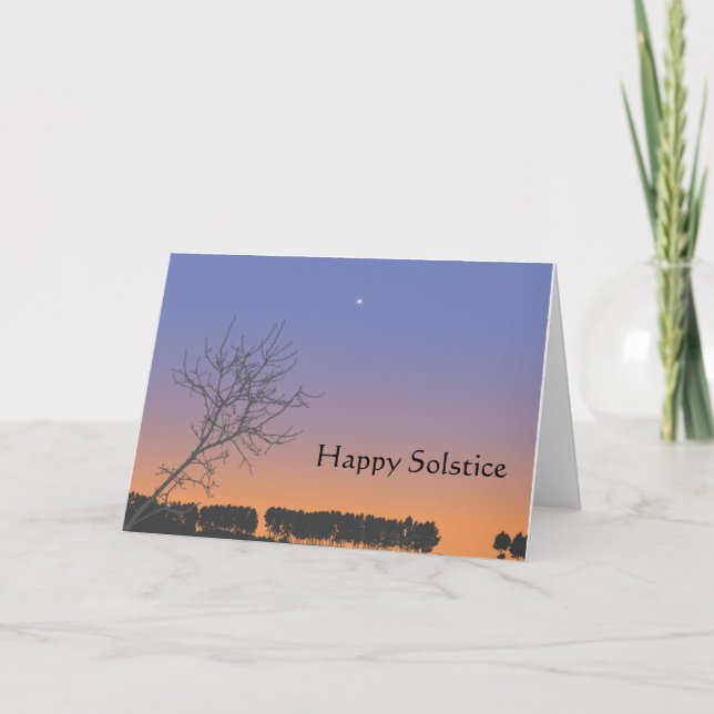 Winter Solstice greeting card (Front)