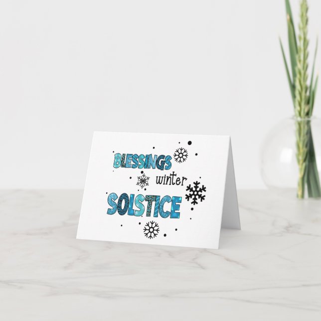 Winter Solstice Greeting Card (Front)