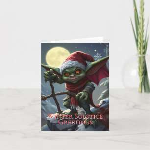 Winter Solstice Greeting Card Goblin