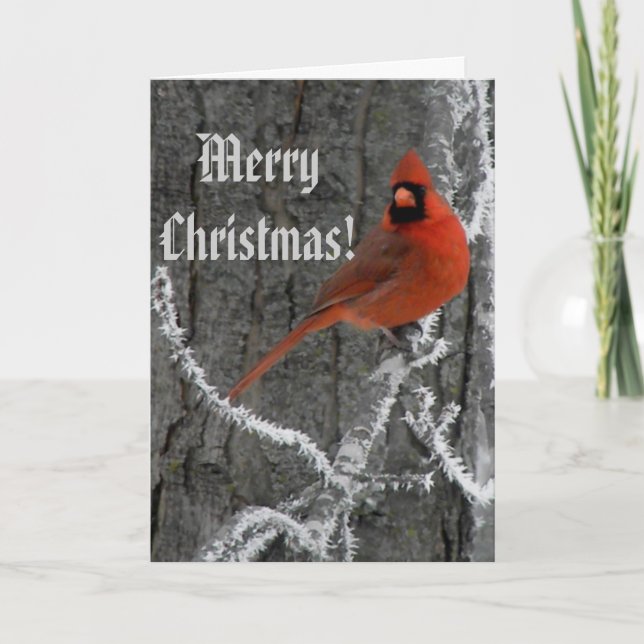 Winter Solstice Greetings Holiday Card (Front)