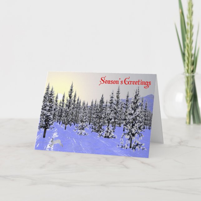 Winter Solstice Holiday Card (Front)