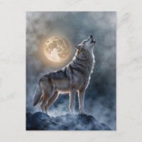 Winter Solstice Howling Wolf Moon