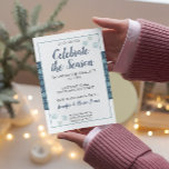 Winter Solstice Invitation<br><div class="desc">Celebrate the winter holidays with this festive and elegant invitation</div>