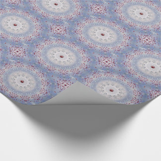 Winter Solstice Mandala and Garnet Wrapping Paper