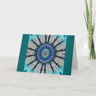 "Winter Solstice"  Mandala Greeting Card
