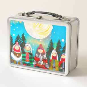 Winter Solstice Metal Lunch Box