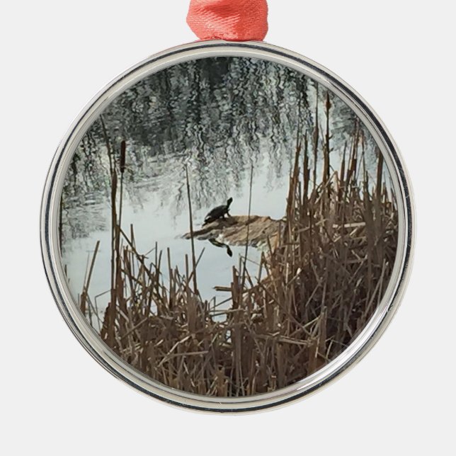 Winter Solstice Metal Tree Decoration (Front)