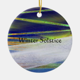 Winter Solstice ornament arctic light yule