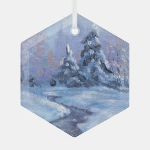 "Winter Solstice" Ornanment Glass Tree Decoration