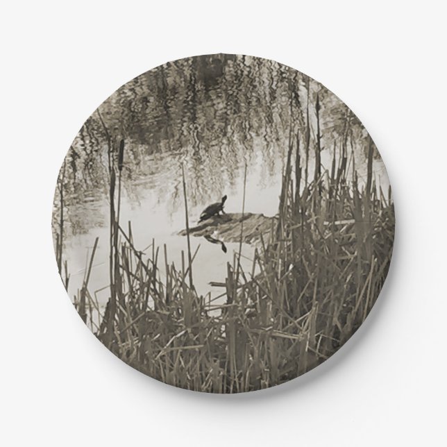 Winter Solstice Paper Plate (Front)
