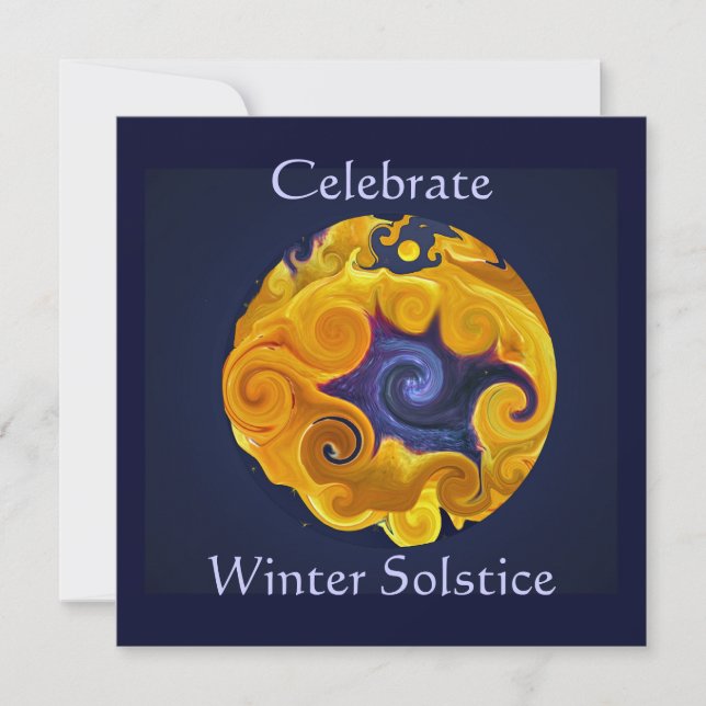 Winter Solstice Party Invitation (Front)