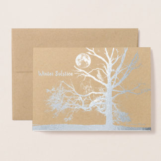 Winter Solstice: Prospect Park-holiday Foil Card