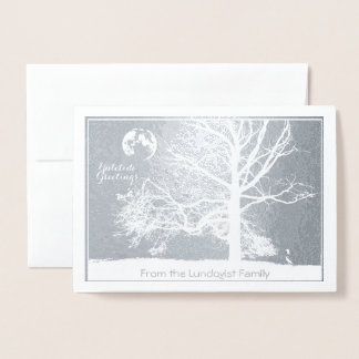 Winter Solstice: Prospect Park-holiday Foil Card