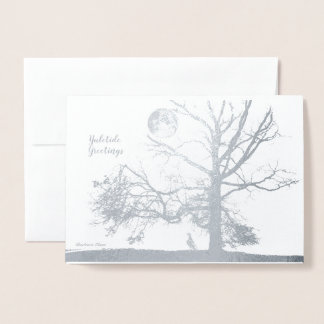 *Winter Solstice:  Prospect Park,NY--Holiday foil: Foil Card