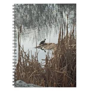 Winter Solstice Spiral Notebook