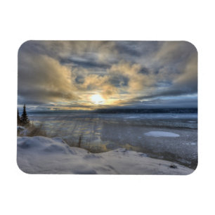 Winter Solstice Turnagain Arm Magnet