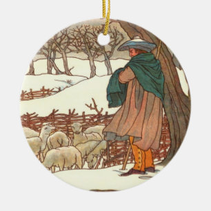 "Winter Song" Ceramic Tree Decoration