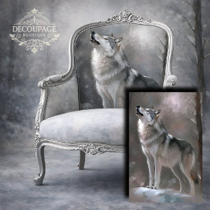 Winter Song Decoupage Tissue Paper