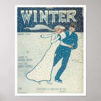 Winter Songbook Cover Poster