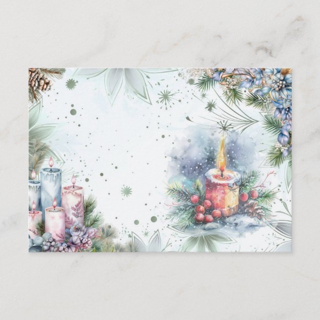 Winter Spice Blank Recipe Card (Front)