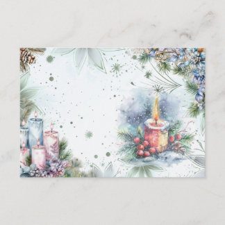 Winter Spice Blank Recipe Card