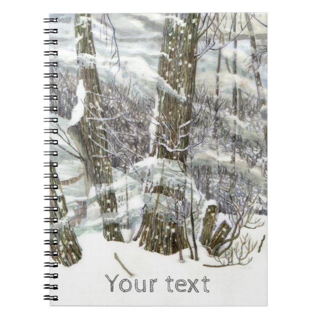 Winter Spiral Notebook (Front)