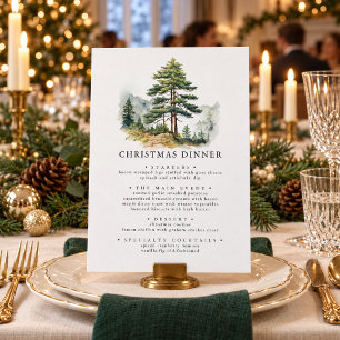 Winter Splendour Christmas Dinner Holiday Party Menu