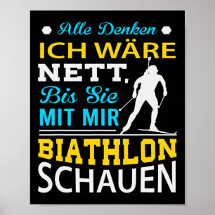 Winter Sports Biathlon Skiing World Cup Sports Gif Poster