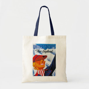 Winter Sports in New England Tote Bag