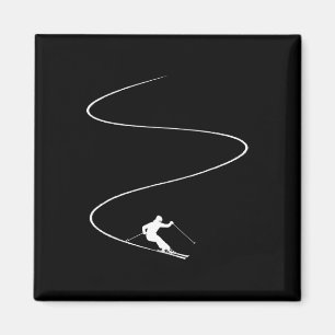 Winter Sports Ski Holidays - Ski Slope Skiing Skie Magnet