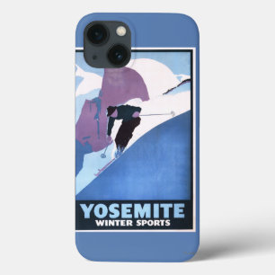Winter Sports Skiing Promotional Poster iPhone 13 Case