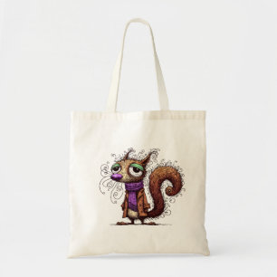 Winter Squirrel Tote Bag