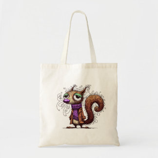 Winter Squirrel Tote Bag