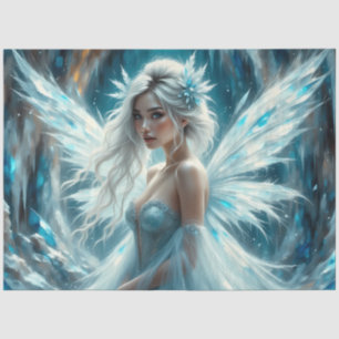 Winter Starlight Fairy Decoupage Paper