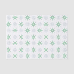 Winter Stars and Snowflakes White Tissue Paper