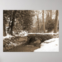 Winter Stone Bridge