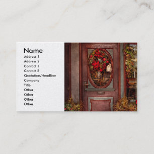 Winter - Store - Dressed for the holidays Business Card