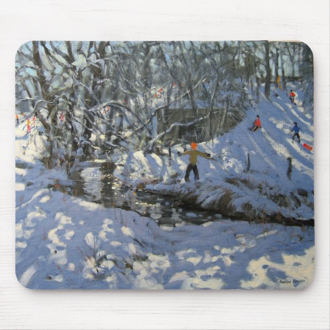 Winter Stream Derbyshire Mouse Pad (Front)