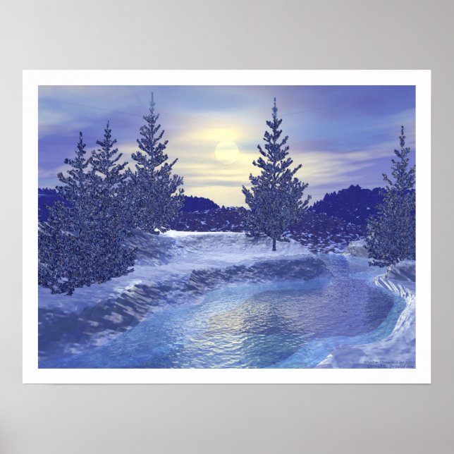 Winter Stream III Poster (Front)