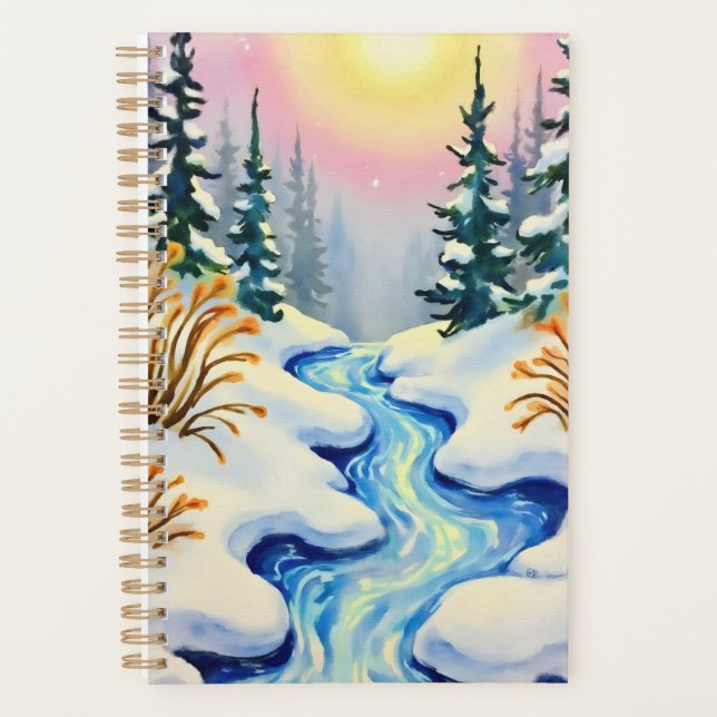 Winter Stream Landscape Planner (Front)