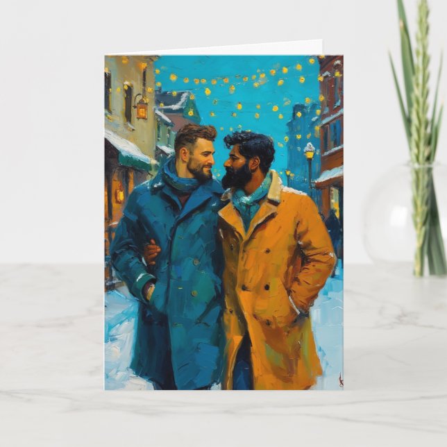 Winter Street Cuddle Card (Front)