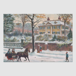 Winter Street Tissue Paper