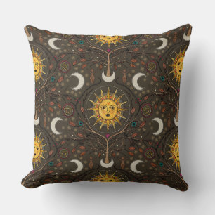winter sun brown cushion