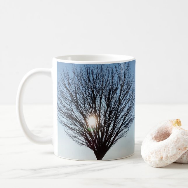 winter sun coffee mug (With Donut)