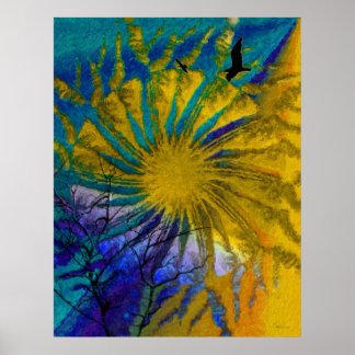 Winter Sun Poster